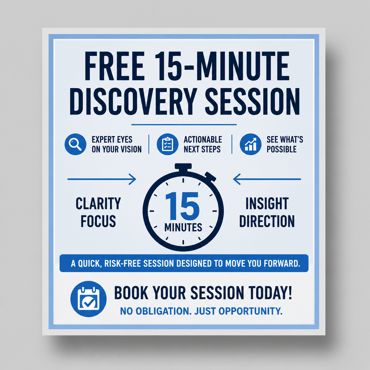Free 15-minute business and life coaching discovery session with Coach Ivy